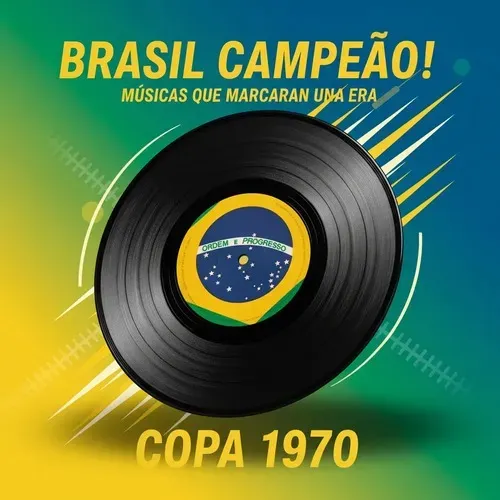 * Copa Do Mundo Lembrança De 1970 Disco Original Presente em Vinil FRETE GRÁTIS/ Curitibao