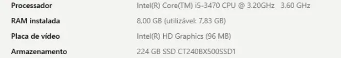 DESKTOP CORE i5 PLACA MAE IPMH61G1