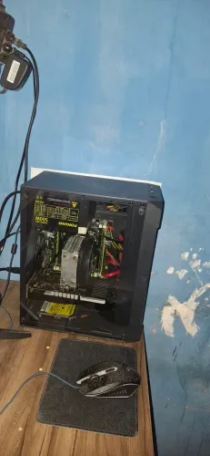 Gabinete mini tower, 2 cooler rgb frontal