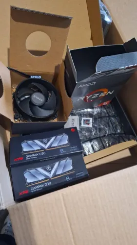 Kit Ryzen 5 5500, Asus Tuf a520m e 16gb ddr4