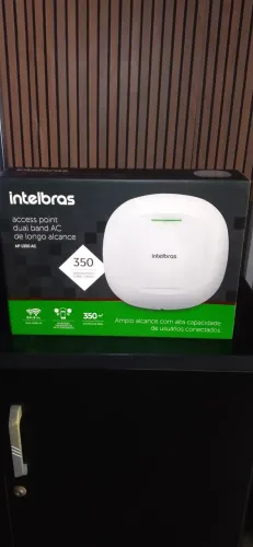 Repetidor de sinal intelbras de longo alcance dual band ac , 350 dispositivos conectados. 