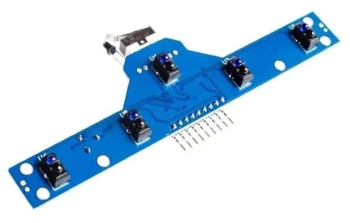 Sensor Ir 5 Canais Para Robô Seguidor De Linha Módulo COD-AM342 Arduino Automação Robotica