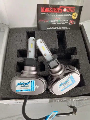 Kit ultra Led. H-3. Titanium. Schocklight. Garantia. Novo. Instalado.
