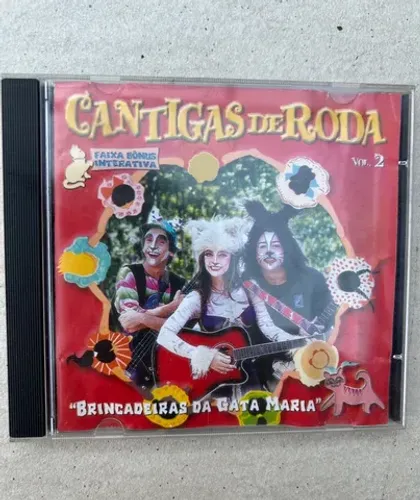 CD Infantil: CANTIGAS DE RODA BRINCADEIRA DA GATA MARIA INTERATIVO. 