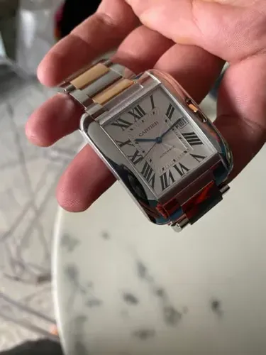Relógio Cartier ouro amarelo e aço 