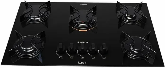Cooktop Atlas U Top 5 bocas **Direto da indústria**