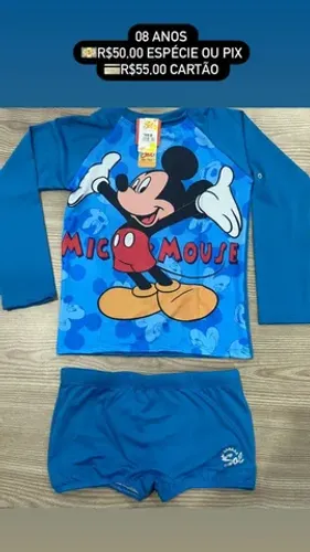 Conjunto uv masculino infantil 