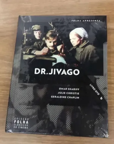 livro + dvd dr jivago coleção folha classicos do cinema