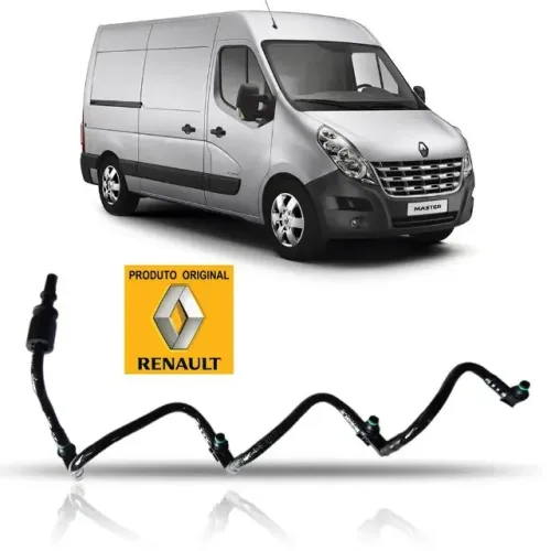cano de retorno dos bicos injetores original renault master 2.3 2014 a 2021 - *2