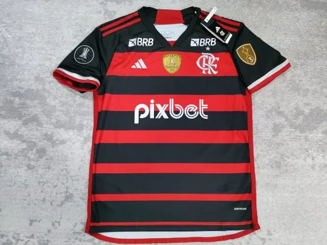 Camisa 1 Flamengo vermelha 2024