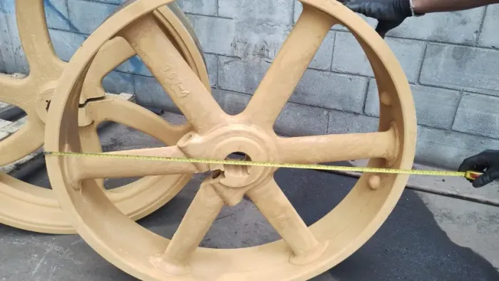 Polia ferro fundido 985mm 7 Canais Perfil C