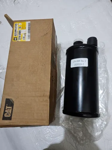 Pa carregadeira trator esteira caterpillar filtro acumulador novo original 2745909
