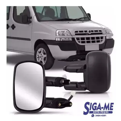 Retrovisor Externo Doblo Cargo 01/ C/ Controle Cod: 22837