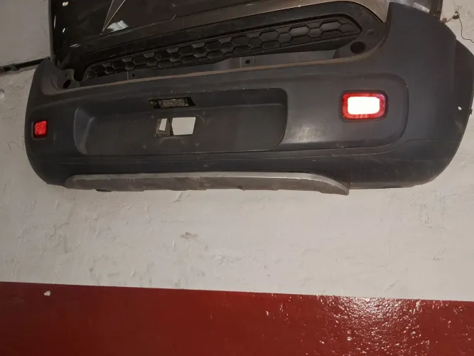 Para choque traseiro fiat novo uno way