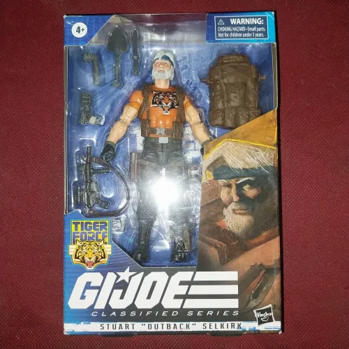 Ação G.I. Joe Classified Series Stuart Outback Selkirk Tiger Force