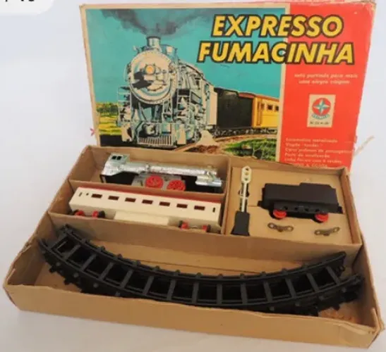 Expresso Fumacinha Trem Estrela A Corda  