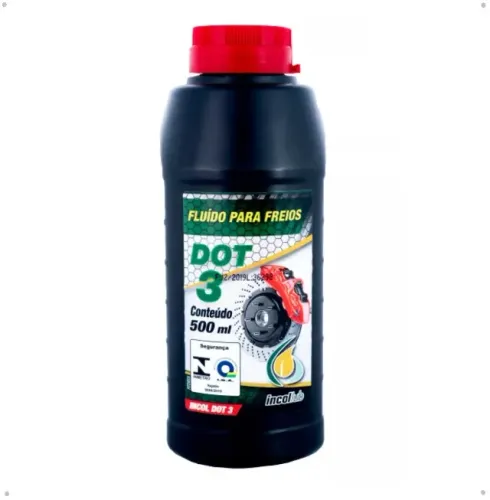 Fluido Para Freio Incol Lub DOT 3 de 500ml
