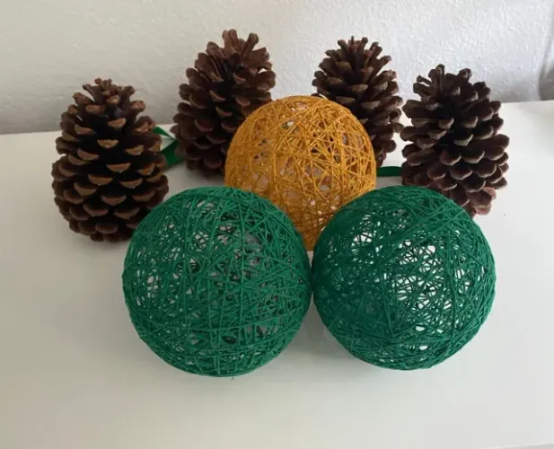 Bolas Decorativas - tamanho: G - 4 unidades