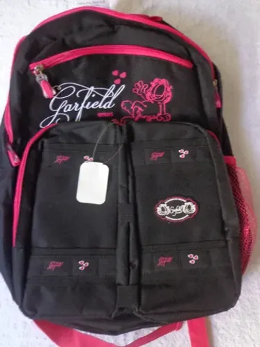 Linda Mochila Feminina " Bordada " - Garfield