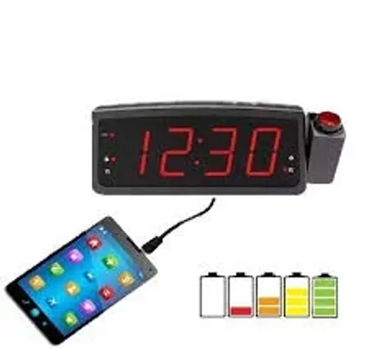 Radio Relógio Despertador Digital Lelong Le-672 Fm Usb E Pro