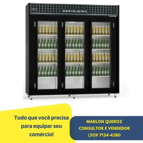 Cervejeira 3 Portas Polo Frio 220v Nova