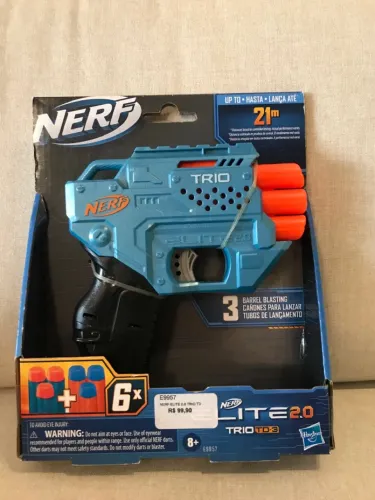Nerf Elite 2.0 Trio - Lançador de Dardos