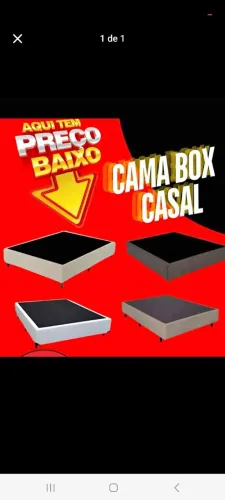 Cama Box Casal - Preço Baixo novas pronta entrega