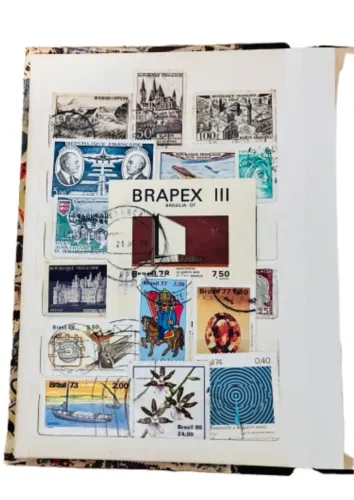 Coleção de Selos Brasileiros e Estrangeiros (lote 4)