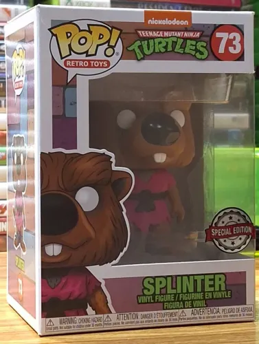 Funko Pop Mestre Splinter Tartarugas Ninjas