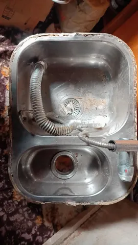 Cuba de Aço Inox Dupla
