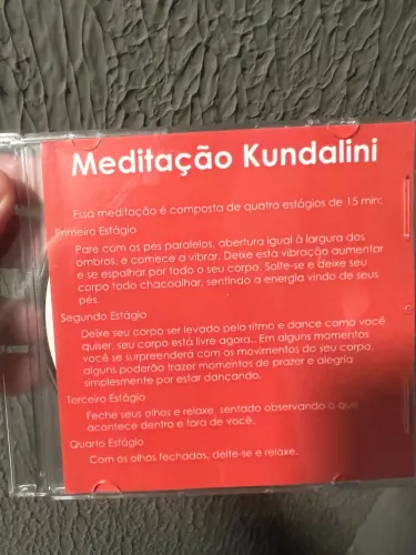 CD de meditação guiada