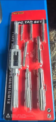 Kit abre rosca para ferro e alumínio ate 12mm