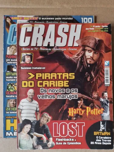 Revistas Crash Encadernado Com 4 Edições 