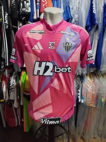 Camisa Rosa goleiro Atlético Mineiro 