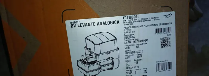 Motor PPA BV Levante Analógica