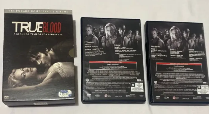Dvd Box True Blood - 2 Temporada Completa - 5 discos - Original