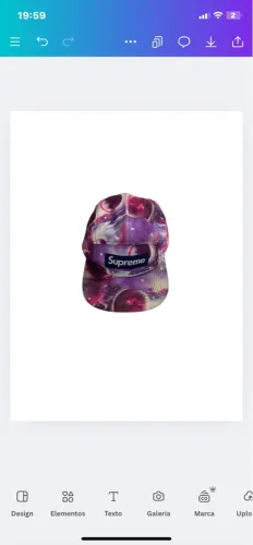 Boné Supreme Estampado Galáxia