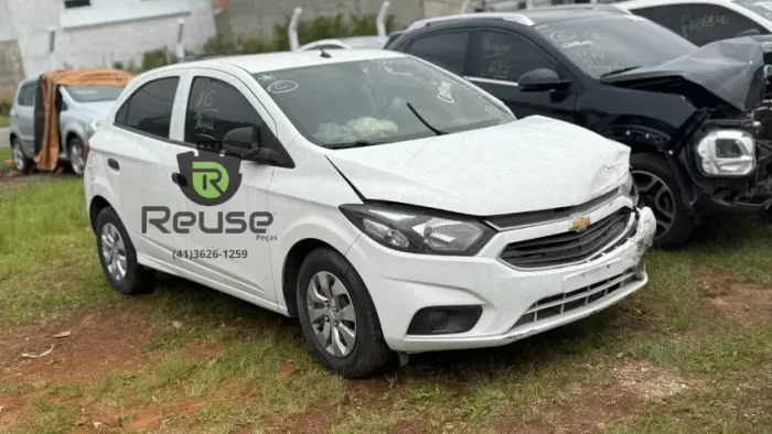 Sucata Chevrolet Onix Joy 1.0 MPFI 2020 Retirada de Peças Motor e Cambio 