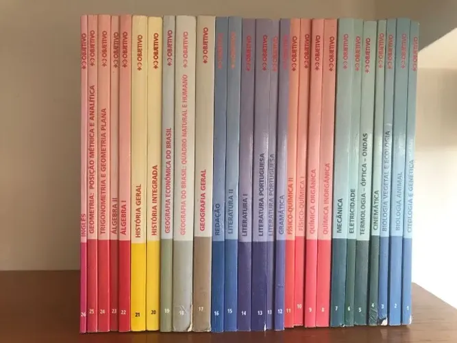 Coleção Livros Objetivo "Os intocáveis" + bônus - em excelente estado