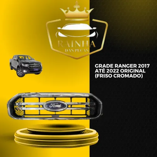 Grade Ranger 2017 até 2022 Original (Friso Cromado)                                       