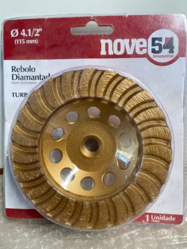Rebolo diamantado de 4.1/2? nove54 turbo