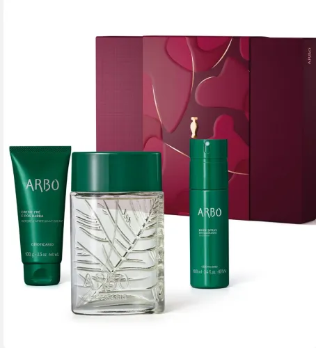 Kit com 3 itens da linha tradicional arbo clássico