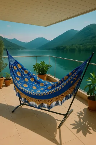 Suporte para redes de dormir com a rede de descanso 