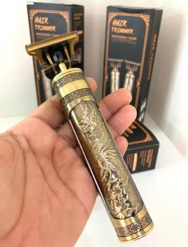 Máquina Profissional Dragão Acabamento Sem Fio Cabelo Barba