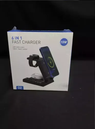CARREGADOR POR INDUÇÃO D2 6 EM 1