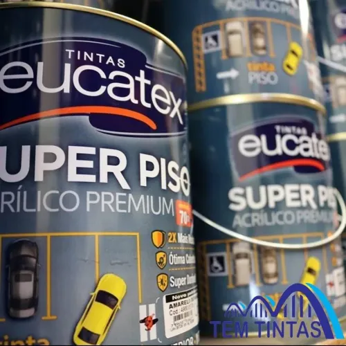 Tinta Acrílica Premium Eucatex Super Piso 3.6 Litros 
