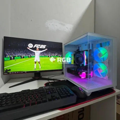 PC Gamer COMPLETO RYZEN 5 +  RX 6600 + 1 ano de garantia e em até 12x