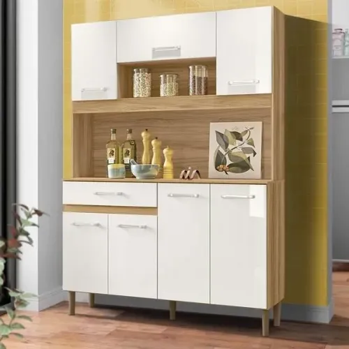 Armário de Cozinha Branco Entrega e Montagem grátis aproveite já!!!