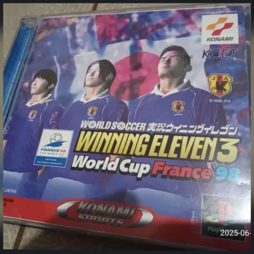 Winning eleven 3 world Cup France 98 PS1 Jp original faço Olx pay 