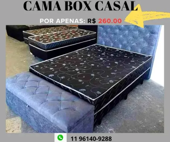 cama box casal